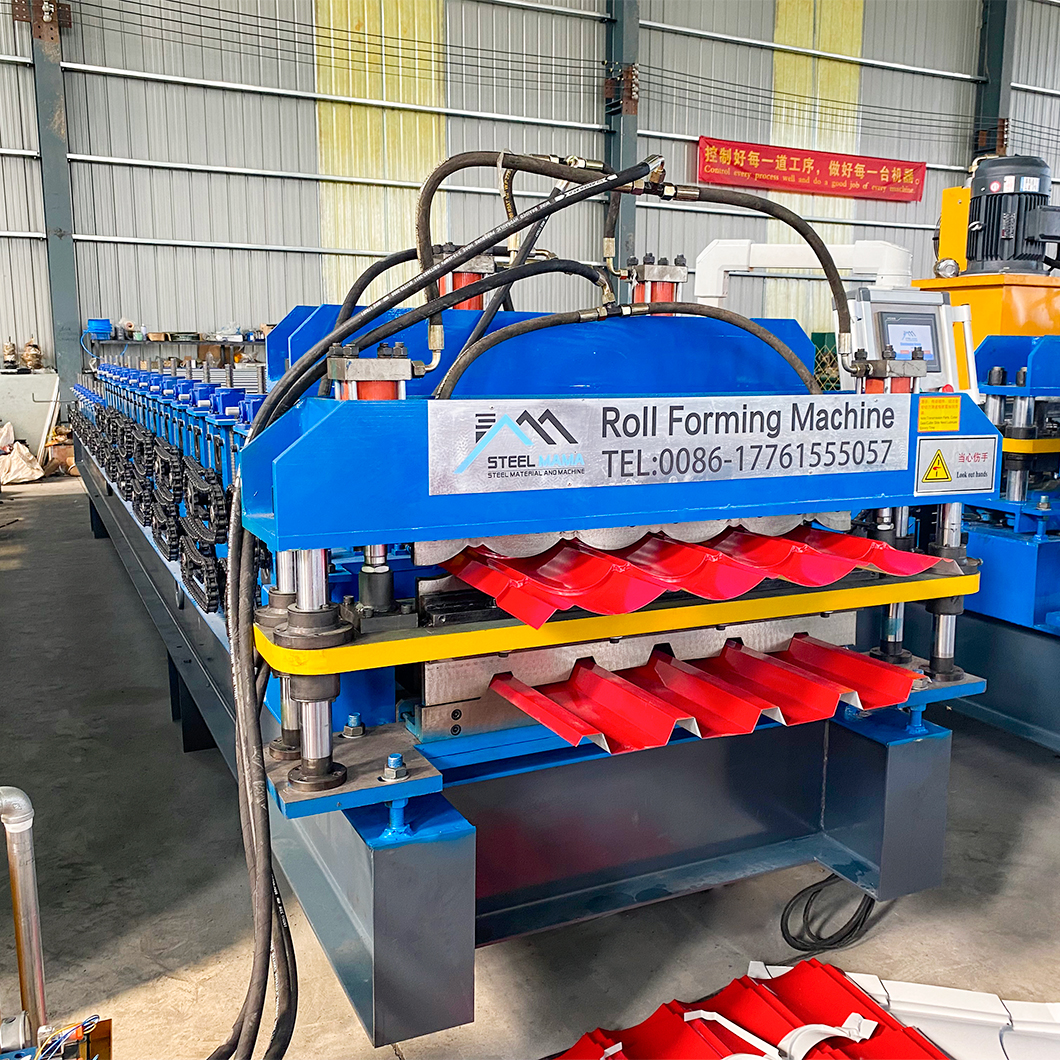 South Africa 686&760 Double Layer Color Steel Roofing Tile IBR Metal Sheet Roll Forming Machine