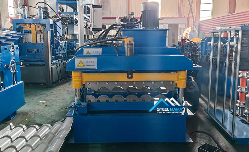 color stone steel roof tile machine