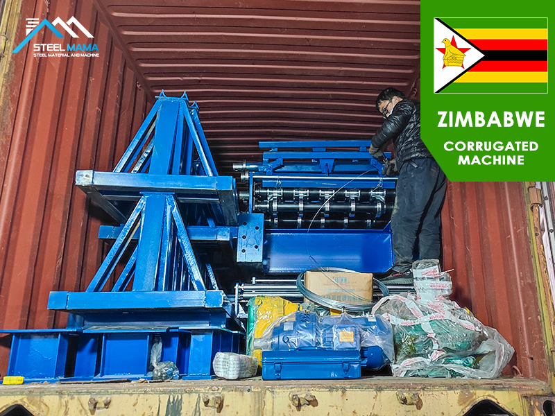 720 Trapezoidal steel roof sheet roll forming machine ship to zimbabwe On December,09,2022