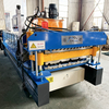 Cameroon Popular High Standard 840 Trapezoidal And 836 Corrugated Roofing Sheet Double Layer Machine