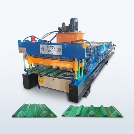 Zimbabwe Popular High Quality 720 Trapezoidal And 820 Trapezoidal IBR Roofing Sheet Double Layer Machine