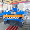 South Africa Popular Full Automatic 686 Trapezoidal & 762 Corrugated Roofing Sheet Double Layer Machine