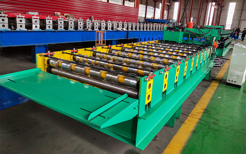 Glazed Steel Tile Making Machinery For Colored Glazed Steel 1000 Brick Tile Roofing Sheet