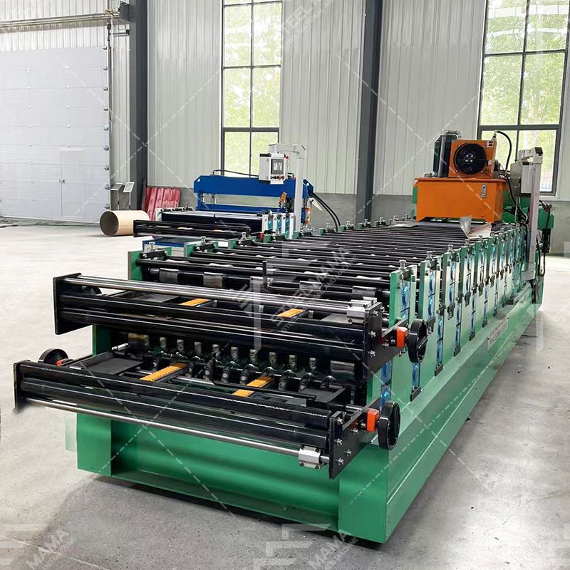 Bolivia Popular Full Automatic 836 Corrugated & 840 Trapezoidal Tile Double Layer Roof Sheet Roll Forming Machine