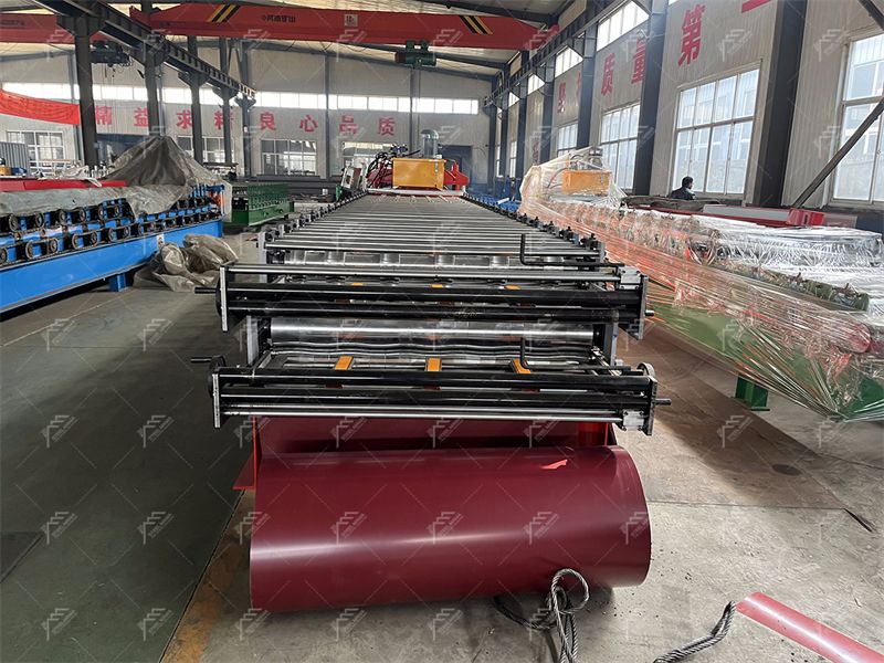 double layer forming machine for roofing sheet