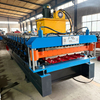 Bolivia Popular High Performance 840 Trapezoidal & 836 Corrugated Roofing Sheet Double Layer Machine