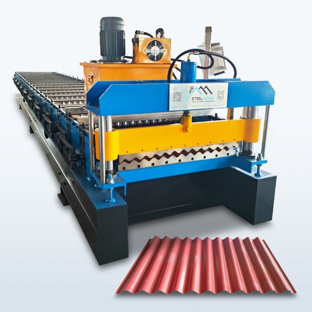 Ivory Coast Popular High Precision 700 Corrugated Roofing Sheet Roll Forming Machine