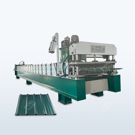 Sri Lanka Popular High Quality Full Automatic 750 Trapezoidal Roofing Sheet Roll Forming Machine