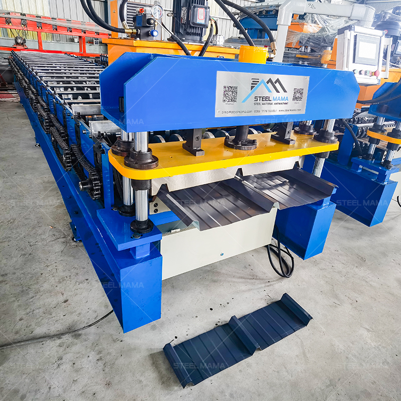 New Design 720 Trapezoidal Roofing Metal Sheet Galvanized Steel Roll Forming Machine Price For Americas Market