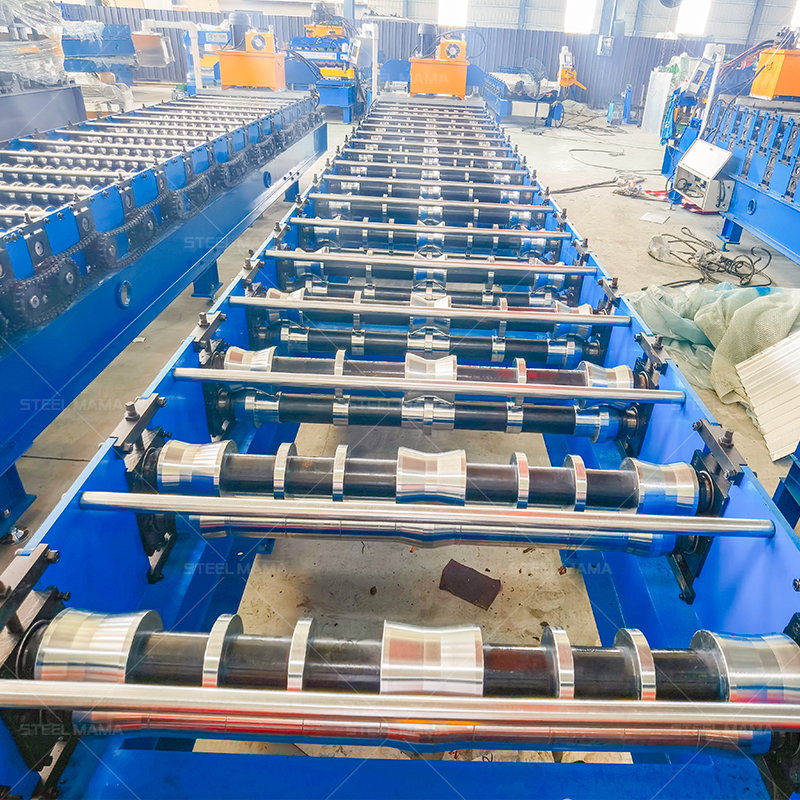 New Design 720 Trapezoidal Roofing Metal Sheet Galvanized Steel Roll Forming Machine Price For Americas Market