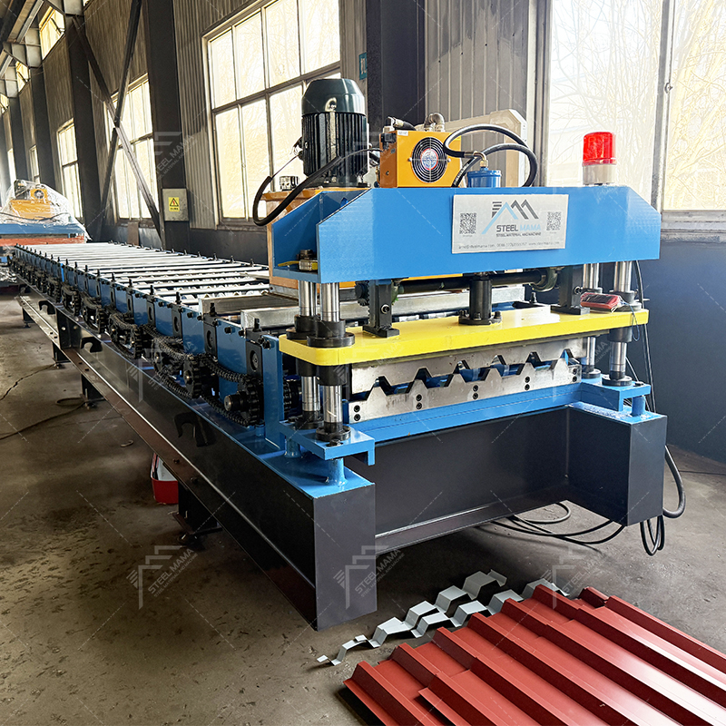 Libya Popular High Standard Full Automatic 725 Trapezoidal IBR Roof Sheet Roll Forming Machine