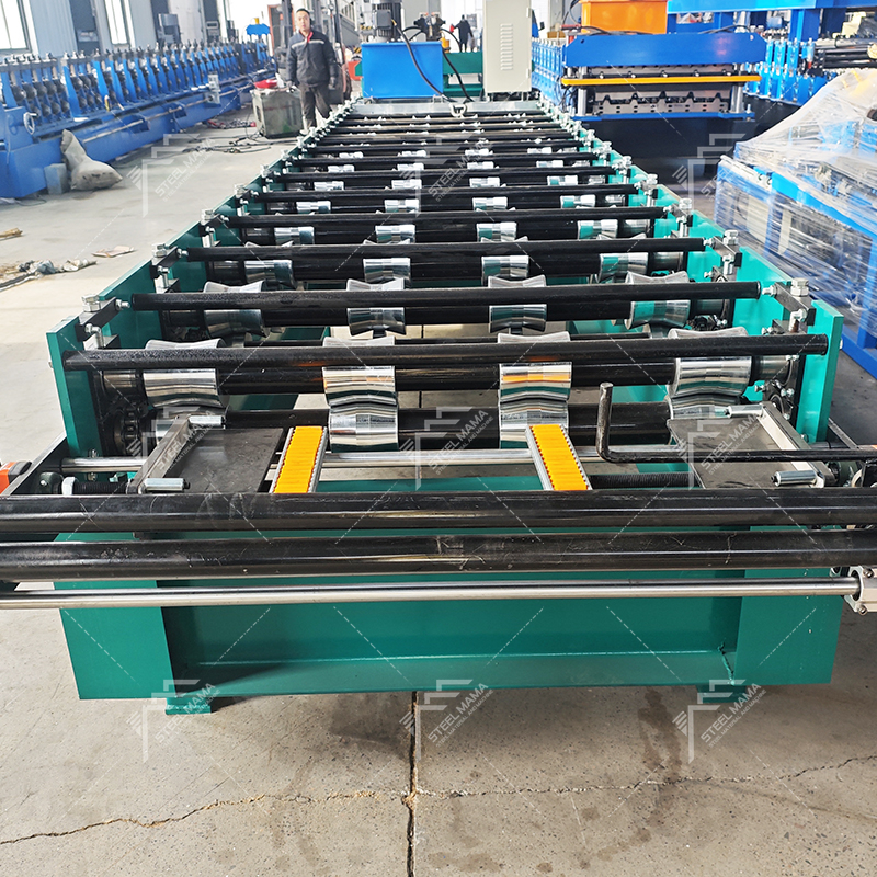 Gabonese Popular High Stability Full Automatic 800 IBR Trapezoidal Roof Sheet Roll Forming Machine