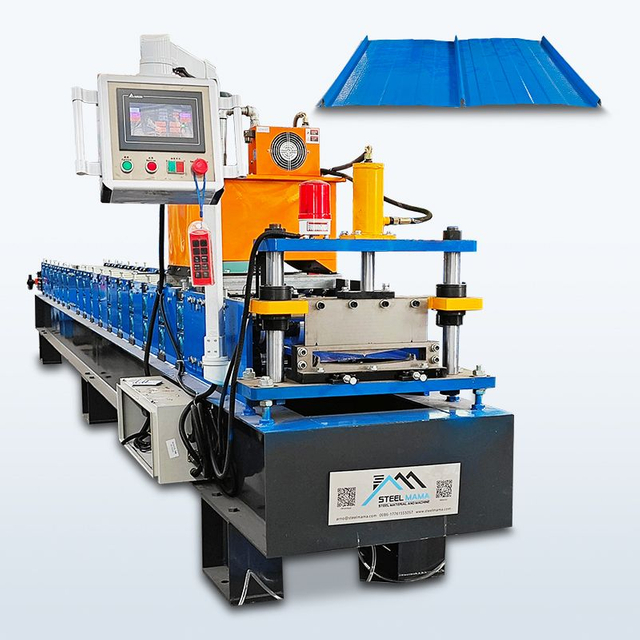 Factory Supply Easy Maintainable Standing Seam Roofing Roll Forming Machine for Ghana