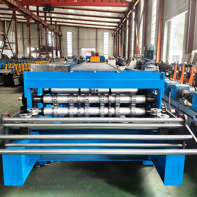 Colombia Popular High Efficiency Decking Floor Roll Forming Machine