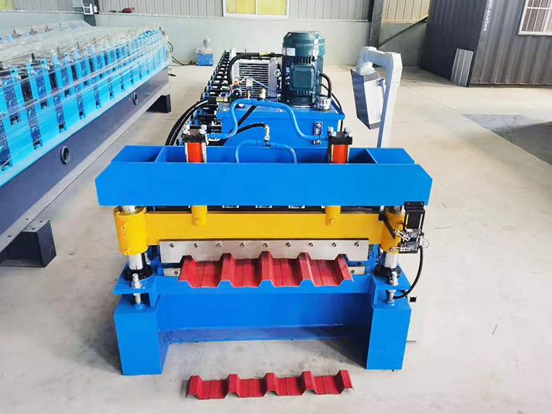 South Africa 686 Metal Roofing Sheet ibr Iron Sheet Roll Forming Making Machine Cold Galvanizing Line