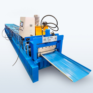 Construction Building Material Metal Color Steel 470 Self Lock Roofing Sheet Roll Forming Machine Price