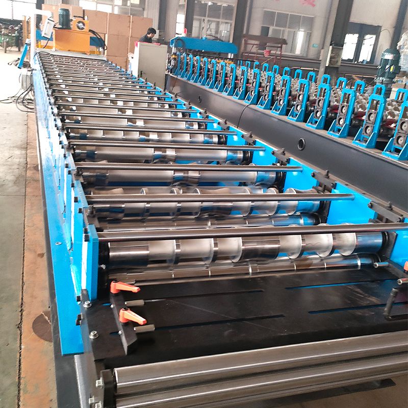 Ivory Coast Popular High Efficiency Customizable 820 Trapezoidal Roofing Sheet Roll Forming Machine