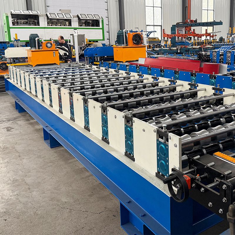 Mexico Popular Custom Design Premium R101 Trapezoidal Roofing Sheet Roll Forming Machine