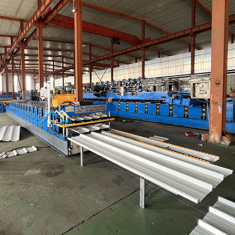 Peru Popular High Speed TR4 IBR And TR5 Trapezoidal Color Steel Double Layer Roof Roll Forming Machine