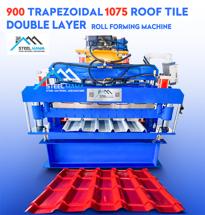 double layer roofing making machine