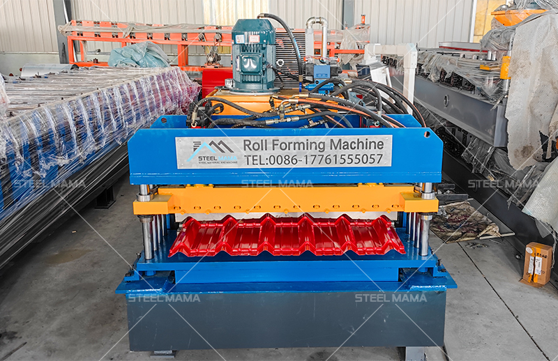 step tiles roofing machine
