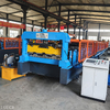 Indonesia Popular High Productivity Decking Floor Roll Forming Machine With PLC Control Machine