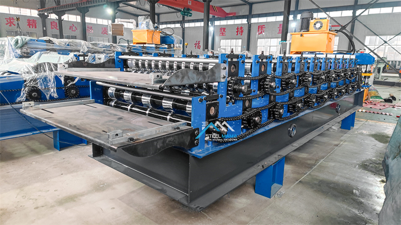 roofing panel double layer machine