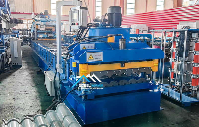 colored steel tile machine