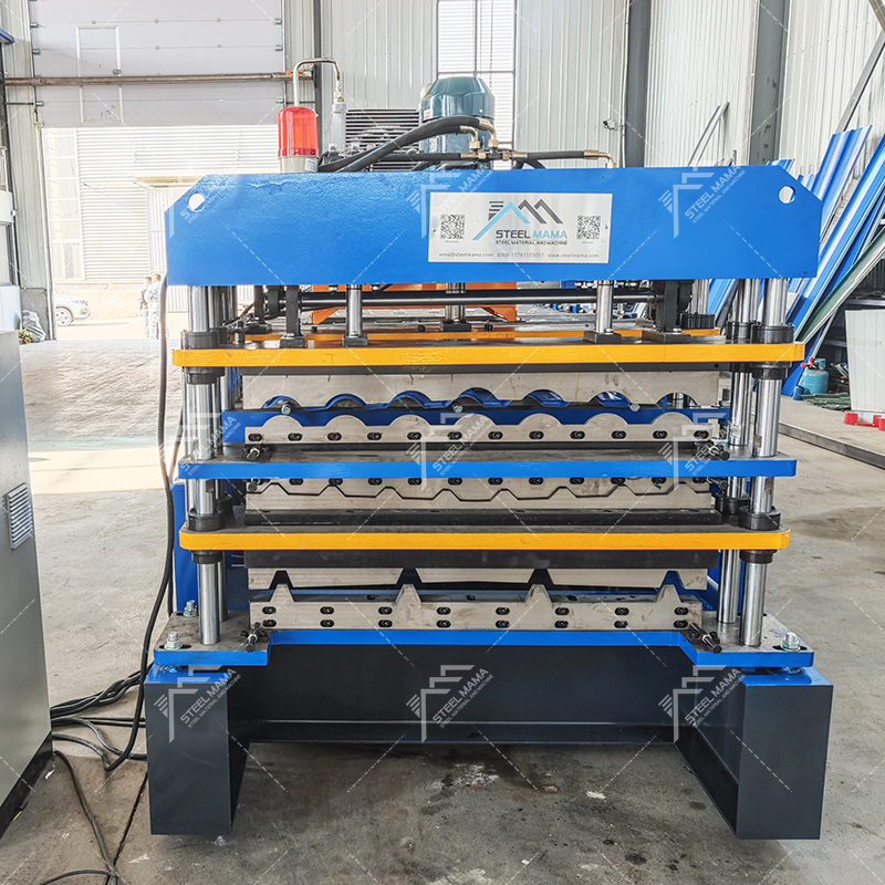 Mexico Popular High Performance 966 Tile & R101 IBR & TR4 IBR Three Layer Roofing Sheet Machine