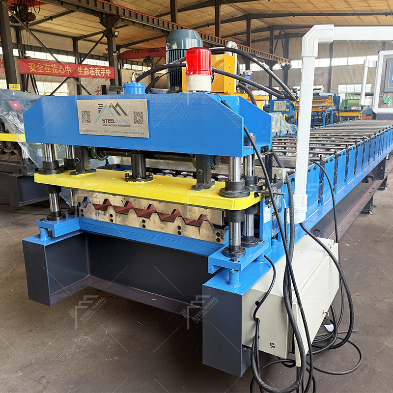 Libya Popular High Standard Full Automatic 725 Trapezoidal IBR Roof Sheet Roll Forming Machine