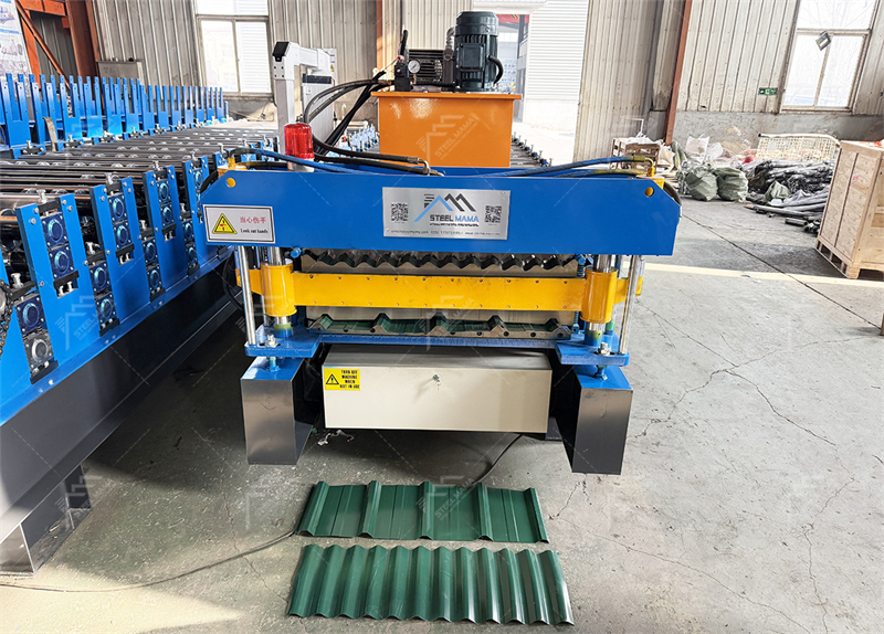 double layer roof sheet forming machine