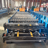Cameroon Popular High Standard 840 Trapezoidal And 836 Corrugated Roofing Sheet Double Layer Machine