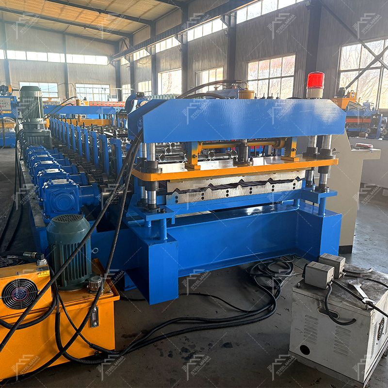 America Popular Easy Operation High Speed 914 IBR Trapezoidal Roofing Sheet Roll Forming Machine