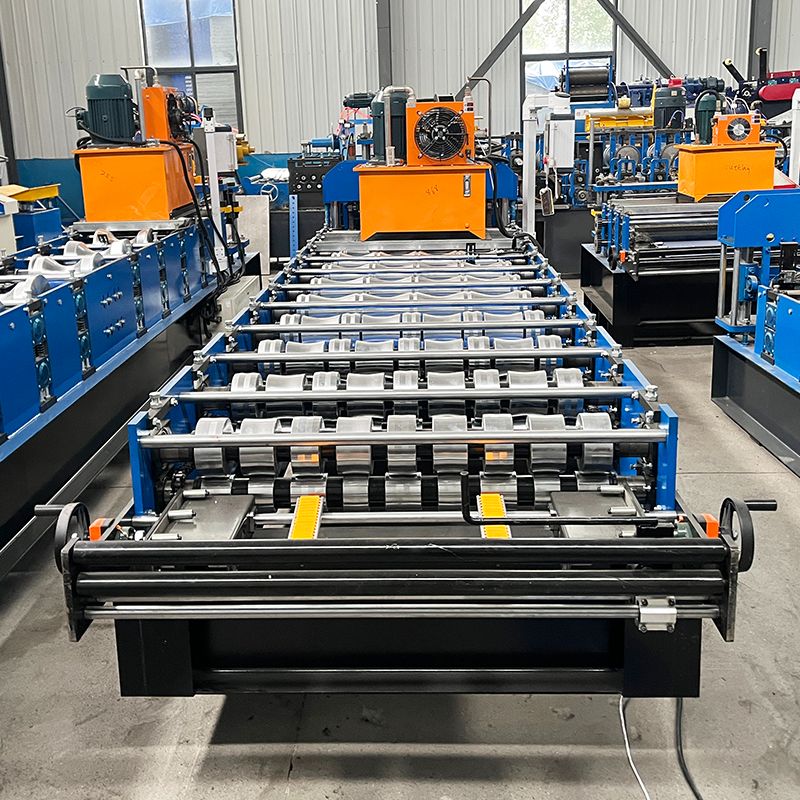 South Sudan Popular High Efficiency 868 Tile Roof Sheet Roll Forming Machine