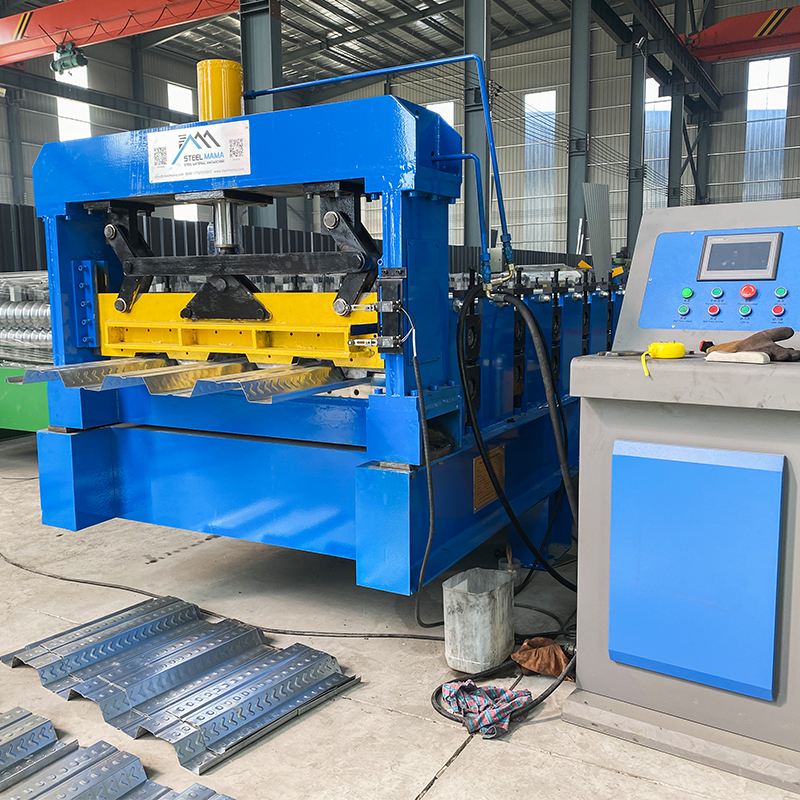 Hot sale Indonesia Factory Customization Metal Steel Structure 1020 Floor Decking Roll Forming Machine