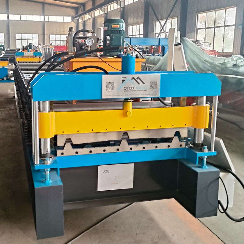 Ivory Coast Popular High Efficiency Customizable 820 Trapezoidal Roofing Sheet Roll Forming Machine