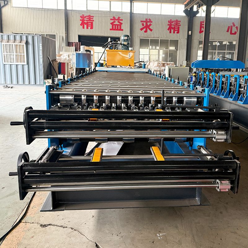 Bolivia Popular High Performance 840 Trapezoidal & 836 Corrugated Roofing Sheet Double Layer Machine