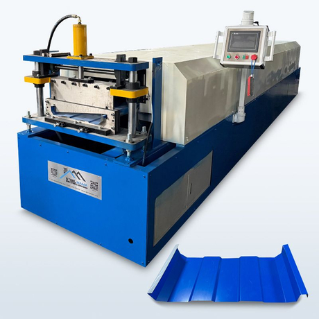 Mexico Popular High Productivity Full Automatic Kr18 Standing Seam Roll Forming Machine