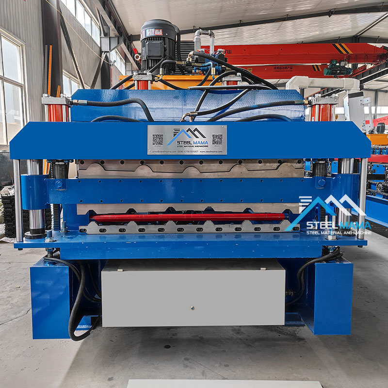 TR6 IBR Trapezoidal And Corrugated Tile Double Layer Sheet Iron Steel Roll Coil Roof Roll Forming Machine