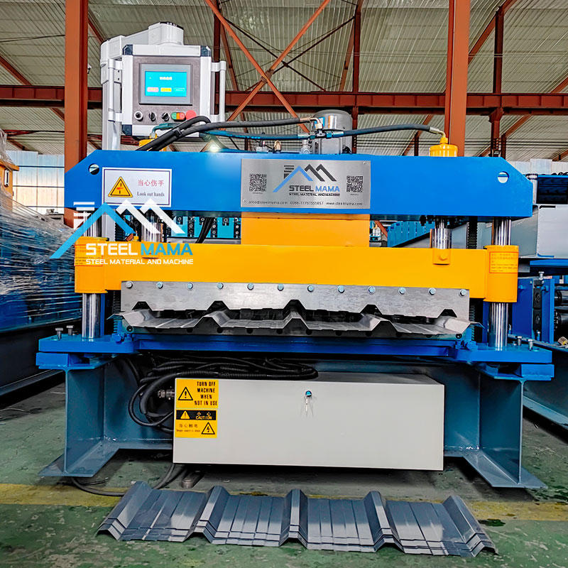 Factory Direct Sales Automatic Trapezoidal Profile Metal Sheet Roll Former TR5 IBR Trapezoidal Rolling Plate Maker Roof Forming Machine