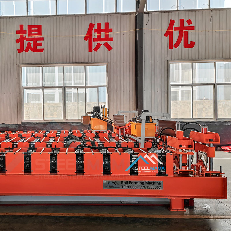 Cameroon Popular Building Material Hydraulic Automatic Color Steel Ridge Cap Roof Sheet Panel Cold Roll Forming Machine