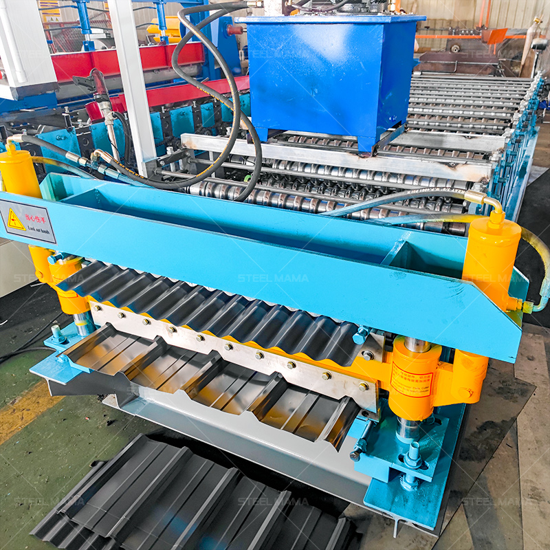 Customized Automatic 836 Corrugated Sheet 840 IBR Trapezoidal Metal Roof Plate Iron Sheet Double Layer Roll Forming Machine
