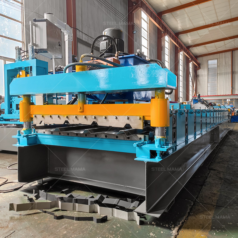 Factory New Design Cold Galvanizing Iron 914 IBR Trapezoidal Metal Steel Roofing Sheet Roll Forming Machine Price