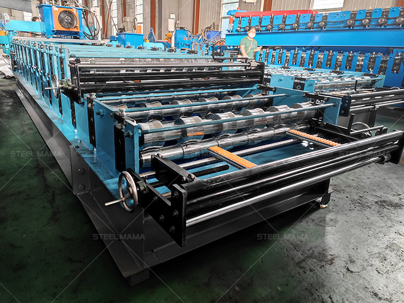 manufacturer of steel roof step tile roll forming machine