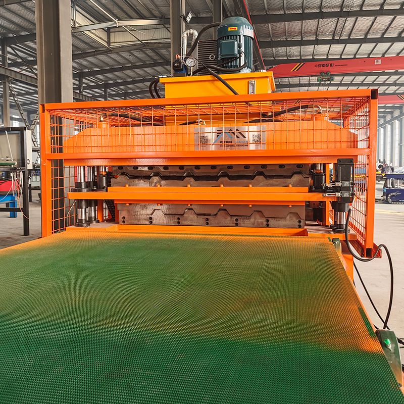 Germany Popular Full Automatic 1070 IBR & 1035 Trapezoidal Roofing Sheet Double Layer Machine