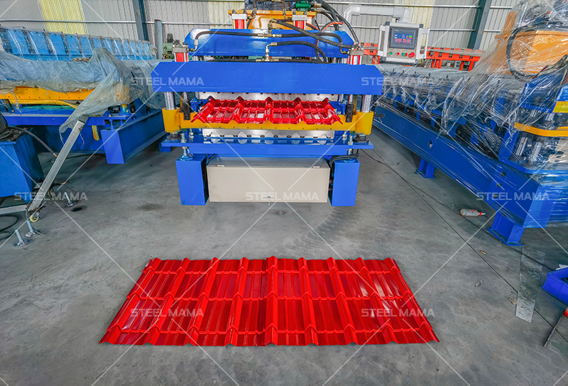 double layer roof wall panel roll forming machine