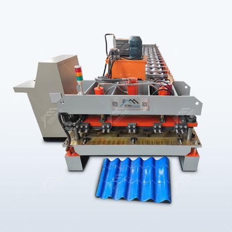 Mexico Popular Full Automatic Metal Steel Glazed Zee Tile Roof Sheet Roll Forming Machine