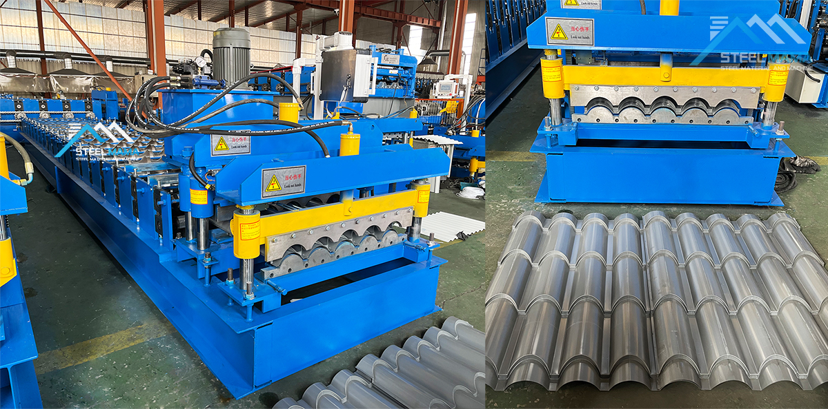 roof sheet roll forming machine