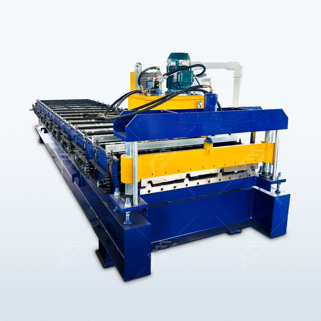 America Popular High Quality Easy To Operate Automatic TR4 Trapezoidal Roof Sheet Roll Forming Machine