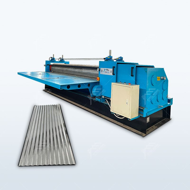 Madagascar Popular Automatical Galvanized Metal 3.3mm Thickness Barrel Corrugated Roof Sheet Machine